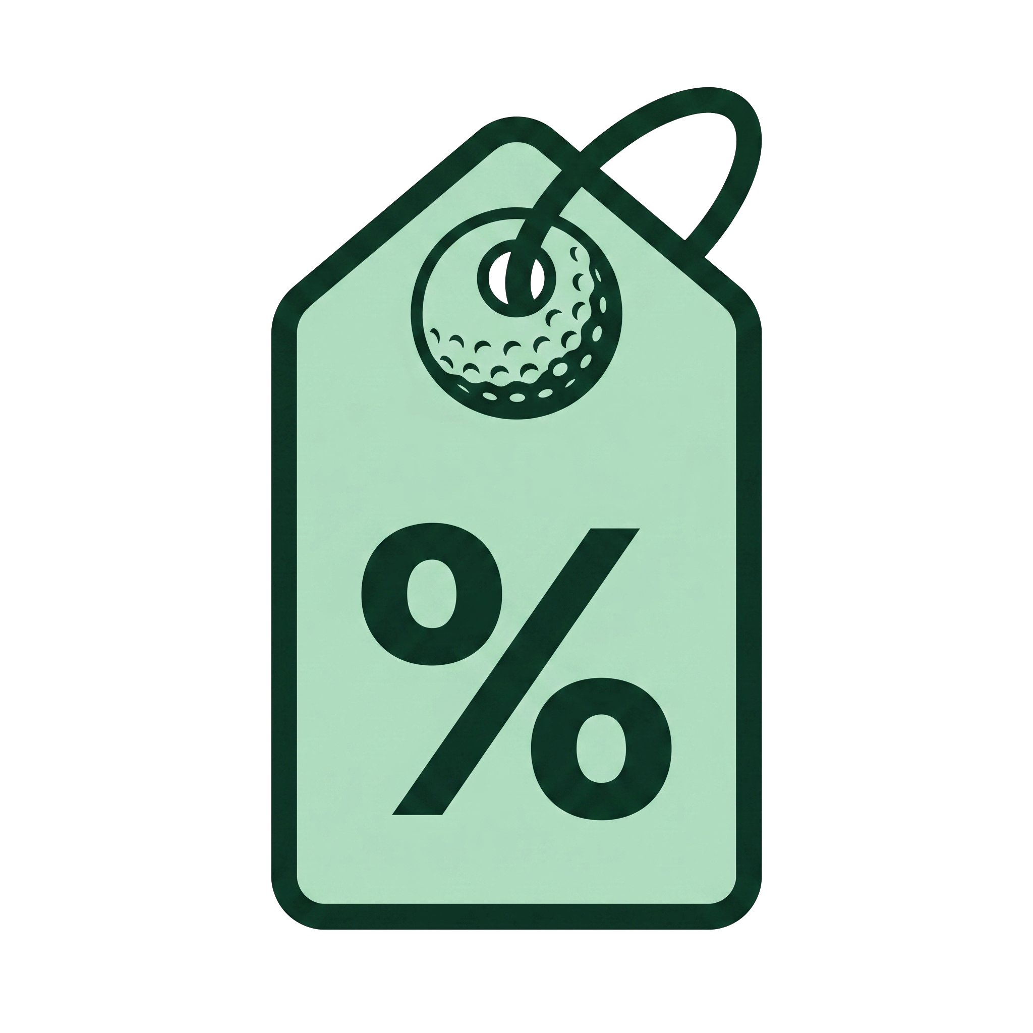 Fraction of cost icon